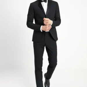 Isaac Dewhirst BASIC PLAIN BLACK TUX SUIT SLIM FIT - Suit - black